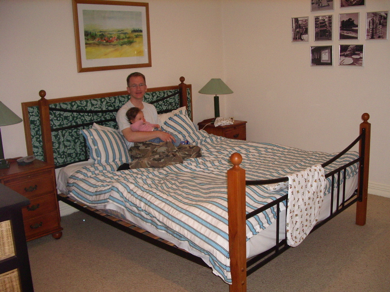 ...unser Schlafzimmer...