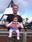 Vivien und Papa