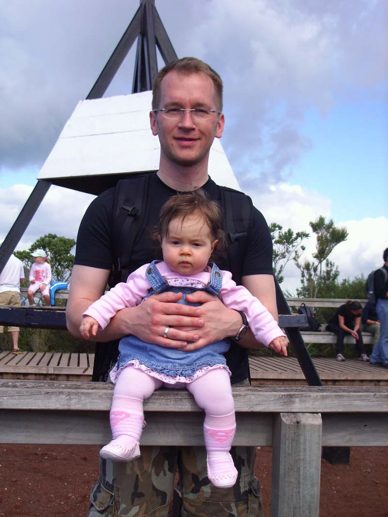 Vivien und Papa