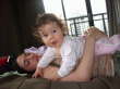 Vivien und Mama
